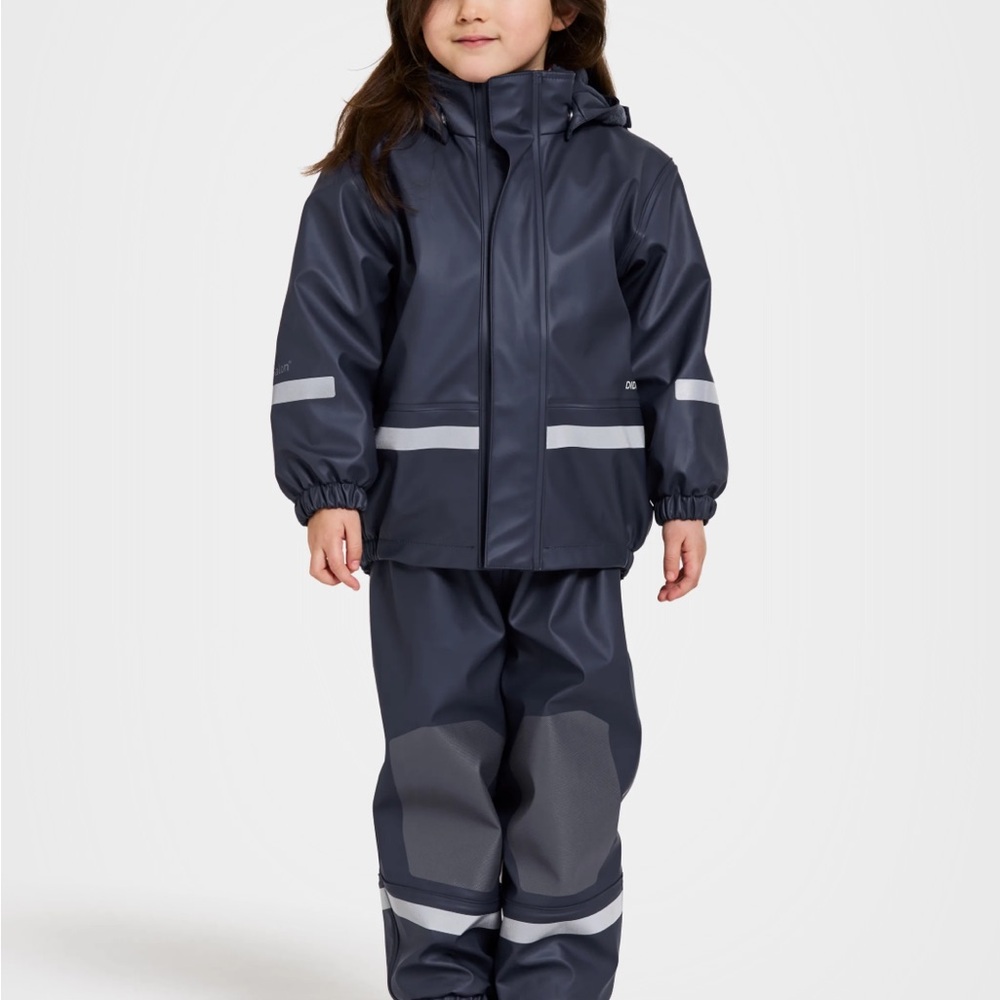 Didriksons Swedish Navy Rain Jacket and Pant Set
